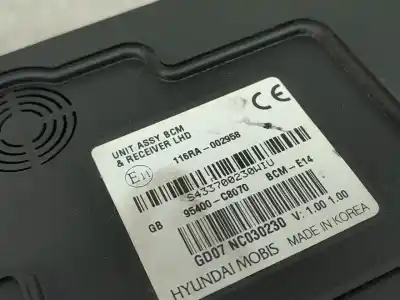 Автозапчасти б/у блок управления двигателем за hyundai i20 ii (gb, ib) 1.2 ссылки oem iam 95400c8070  