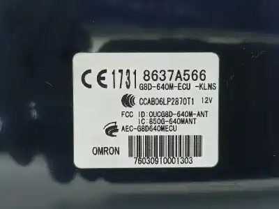 Автозапчасти б/у блок управления двигателем за mitsubishi outlander ii (cw_w) 1722 ak gasóleo 2011 5p ссылки oem iam 17318637a566  