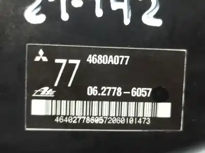 Автозапчасти б/у тормозной серво за mitsubishi outlander ii (cw_w) 1722 ak gasóleo 2011 5p ссылки oem iam 4680a077  
