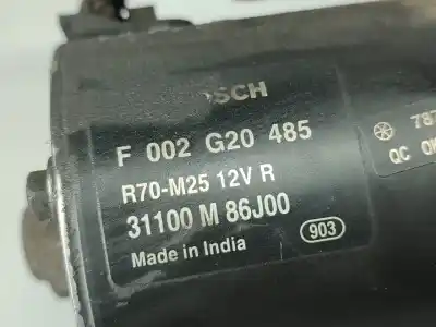 Second-hand car spare part starter motor for suzuki swift iii (mz, ez) 1.3 ddis (rs 413d) oem iam references 31100m86j00  