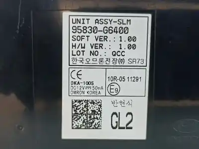 Second-hand car spare part electronic module for kia picanto (ja) 1.0 cat oem iam references 95830g6400  