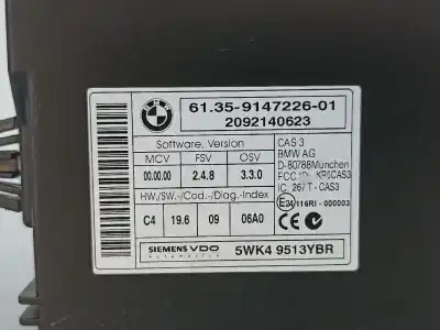 Second-hand car spare part ecu engine control for bmw 1 (e81) 118 d oem iam references 61359147226  