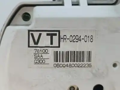 Автозапчастина б/у панель інструментів для honda jazz ii (gd_, ge3, ge2) 1.2 i-dsi (gd5 ge2) посилання на oem iam hr0294018  