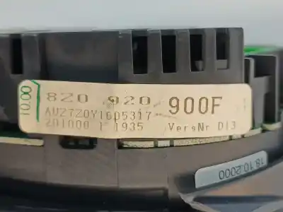 Peça sobressalente para automóvel em segunda mão quadrante por audi a2 (8z0) 1.4 tdi referências oem iam 8z0920900f  