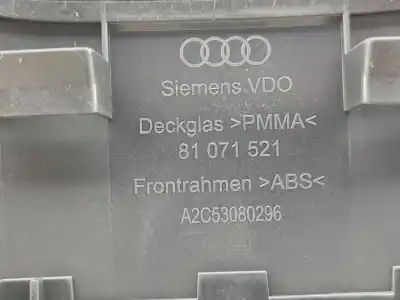 Peça sobressalente para automóvel em segunda mão quadrante por audi a3 (8p1) 1.6 gpl 2006 3p referências oem iam 8p0920900ex  