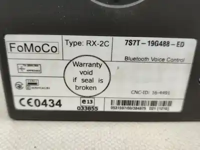 Автозапчастина б/у електронний модуль для ford s-max (wa6) 2.0 tdci посилання на oem iam 7s7t19g488ed  