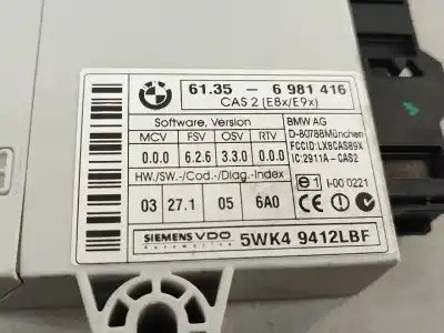 Second-hand car spare part ecu engine control for bmw 1 (e87) 118 d oem iam references 6981416  