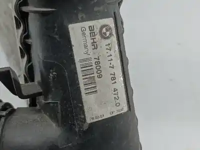 Second-hand car spare part water radiator for bmw 5 (e39) 520 d oem iam references 171177814720  