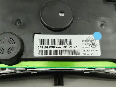 Pezzo di ricambio per auto di seconda mano pannello degli strumenti per dacia sandero 1.5 blue dci diesel fap cat riferimenti oem iam 248106259r  