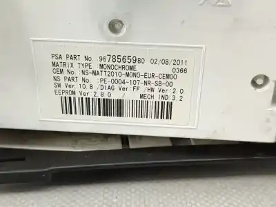 Автозапчастина б/у панель інструментів для citroen ds5 (kf_) 1.6 hdi 110 gasóleo 2012 5p посилання на oem iam 9800759180  