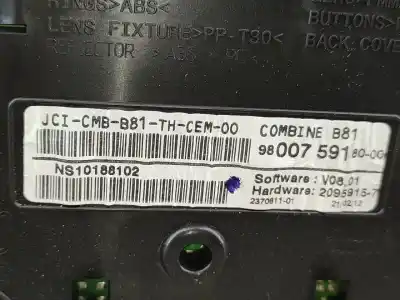 Автозапчастина б/у панель інструментів для citroen ds5 (kf_) 1.6 hdi 110 gasóleo 2012 5p посилання на oem iam 9800759180  