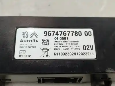 Автозапчастина б/у ебу контролер двигуна для citroen ds5 (kf_) 1.6 hdi 110 gasóleo 2012 5p посилання на oem iam 9674767780  