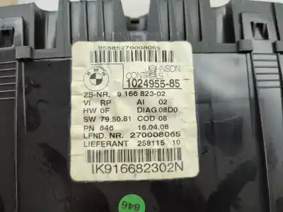 Peça sobressalente para automóvel em segunda mão quadrante por bmw 1 coupé (e82) 120 d referências oem iam 916682302  