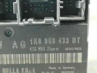 Second-hand car spare part ecu engine control for seat leon (1p1) 1.9 tdi oem iam references 1k0959433bt  