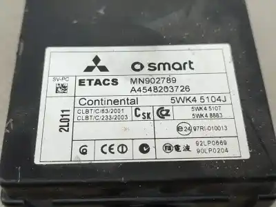 Автозапчастина б/у ебу контролер двигуна для smart forfour (454) 1.5 cdi (454.000) посилання на oem iam a4548203726  