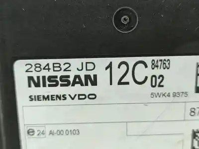 Second-hand car spare part ecu engine control for nissan qashqai / qashqai +2 i (j10, nj10, jj10e) 2.0 oem iam references 284b2jd12c   Second-hand car spare part ecu engine control for nissan qashqai / qashqai +2 i (j10, nj10, jj10e) 2.0 oem iam references 284b2jd12c