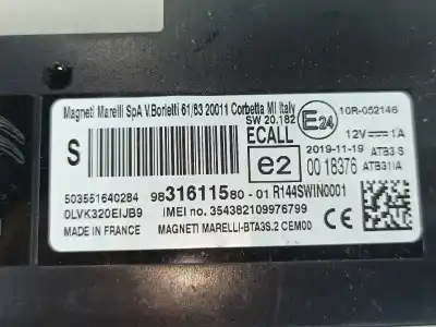 Автозапчастина б/у ебу контролер двигуна для peugeot 308 sw ii (lc_, lj_, lr_, lx_, l4_) 1.5 bluehdi 130 посилання на oem iam   