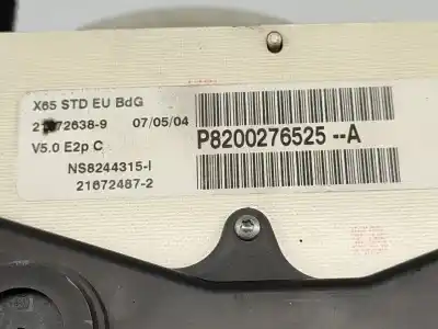 Second-hand car spare part dashboard for renault clio ii (bb_, cb_) 1.5 dci (b/cb07) oem iam references 8200276525  