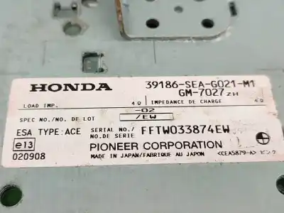 Автозапчастина б/у електронний модуль для honda accord vii (cl, cn) 2.0 (cl7) посилання на oem iam 39186seag021m1  