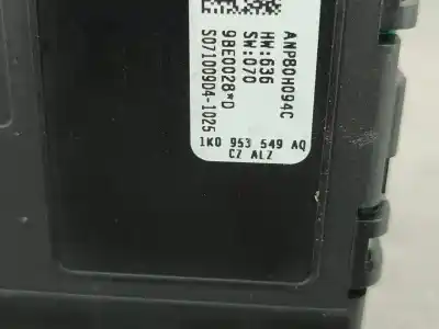 Second-hand car spare part ecu engine control for seat leon (1p1) 1.4 16v oem iam references 1k0953549  