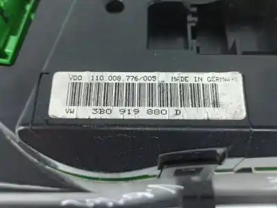 Peça sobressalente para automóvel em segunda mão quadrante por volkswagen passat 3b2 1.9 tdi referências oem iam 3b0919880d  