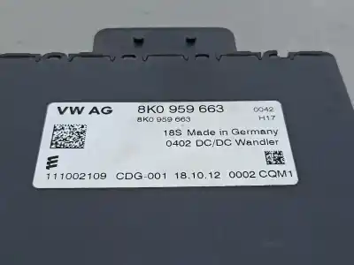 Автозапчасти б/у блок управления двигателем за audi a4 b8 avant (8k5) 2.0 tdi ссылки oem iam 8k0959663  