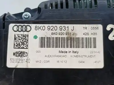 Автозапчасти б/у приборная доска за audi a4 b8 avant (8k5) 2.0 tdi ссылки oem iam 8k0920931j  