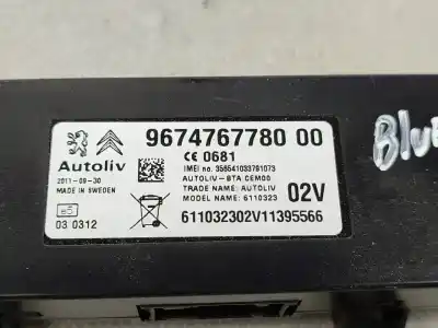 Second-hand car spare part bluetooth module for peugeot 508 sw i (8e_) 2.2 hdi oem iam references 9674767780  