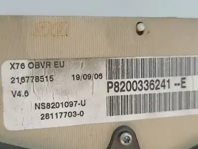 Автозапчасти б/у приборная доска за renault kangoo express (fc0/1_) 1.5 dci (fc1e) ссылки oem iam p8200336241e  