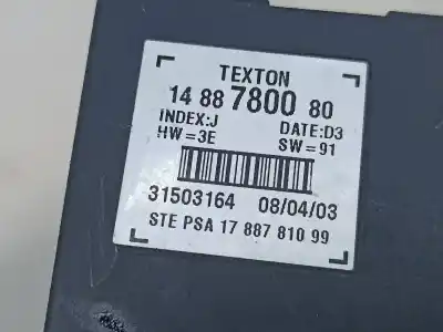 Second-hand car spare part ecu engine control for citroen c8 (ea_, eb_) 2.0 hdi oem iam references   