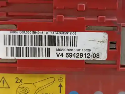 Second-hand car spare part fuse box unit for bmw 3 (e90) 318 d oem iam references   