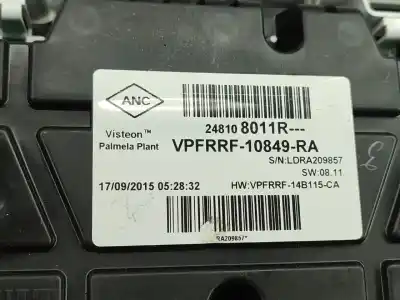 Автозапчастина б/у панель інструментів для renault captur i (j5_, h5_) 1.5 dci 90 посилання на oem iam 248108011r  