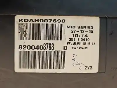 Second-hand car spare part dashboard for renault megane ii sedán (lm0/1_) 1.5 dci (lm1e) oem iam references 8200408798d  