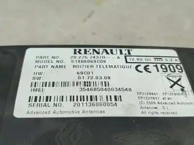 Автозапчасти б/у электронный модуль за renault fluence (l3) desde 11/2009 fluence z.e. dynamique ссылки oem iam   