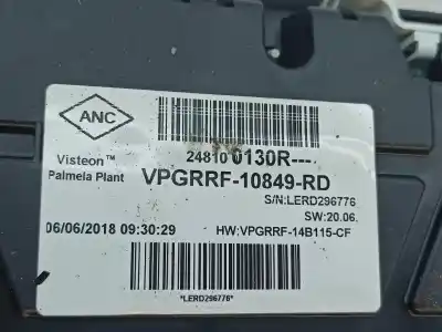 Pezzo di ricambio per auto di seconda mano pannello degli strumenti per renault captur i (j5_, h5_) blue dci 95 riferimenti oem iam 248100130r  