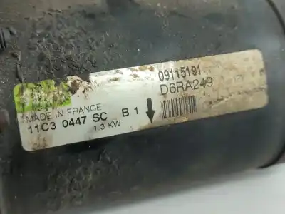 Second-hand car spare part starter motor for opel corsa c (x01) 1.2 (f08, f68) oem iam references 09115191  