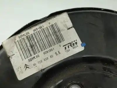 Second-hand car spare part brake servo for citroen ds3 1.6 blue-hdi fap oem iam references 9672865880  