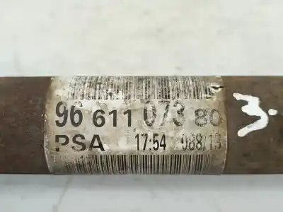 Автозапчасти б/у передняя левая трансмиссия за citroen ds3 1.6 blue-hdi fap ссылки oem iam 9661107380  