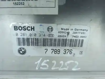 Second-hand car spare part ecu engine control for bmw x5 (e53) 3.0 d oem iam references 0281010314  