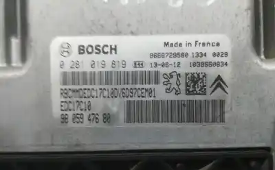 Second-hand car spare part ecu engine control for citroen c-elysee (dd_) 1.6 hdi 92 oem iam references 9805947680  