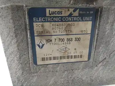 Автозапчасти б/у блок управления двигателем за renault kangoo express (fc0/1_) d 65 1.9 (fc0e fc02 fc0j fc0n) ссылки oem iam 7700868300  