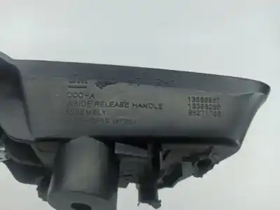 Автозапчастина б/у внутрішня задня права ручка для opel corsa e (x15) 1.4 turbo (08, 68) посилання на oem iam 13586867  