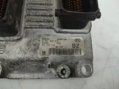 Second-hand car spare part ecu engine control for opel corsa c (x01) 1.2 (f08 f68) oem iam references 26sa7136  