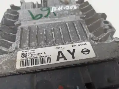 Pezzo di ricambio per auto di seconda mano centralina motore per nissan qashqai / qashqai +2 i (j10, nj10, jj10e) 1.5 dci riferimenti oem iam s180033104a  