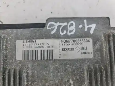 Автозапчастина б/у ебу контролер двигуна для renault megane scenic (ja0/1_) 2.0 i (ja0g) посилання на oem iam 7700102303  