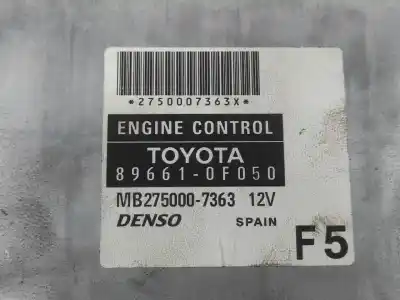 Second-hand car spare part ecu engine control for toyota corolla verso (e12) 1.8 linea sol oem iam references 896610f050  