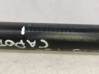 Peça sobressalente para automóvel em segunda mão amortecedor do capô por bmw x3 (e83) 2.0 d referências oem iam 51233400352  