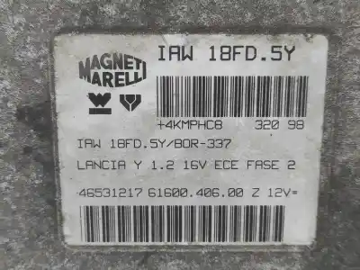 Автозапчасти б/у блок управления двигателем за lancia y (840_) 1.2 16v (840ag1a) ссылки oem iam 46531217  