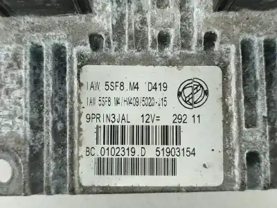 Автозапчастина б/у ебу контролер двигуна для fiat ii panda (169) (2003->) 1.2 посилання на oem iam 51903154  