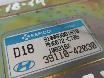 Second-hand car spare part ecu engine control for hyundai h-1 / starex autobús (a1) 2.5 tci oem iam references 9100930016t0  